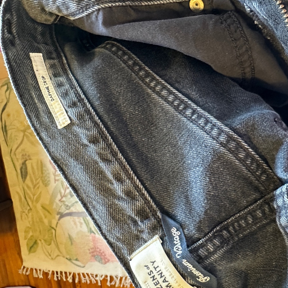 Citizens Of Humanity Daphne Crop Dark Gray Relaxed Jeans - Picture 4 of 7
